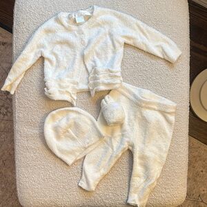 Barefoot Dreams Baby Girls Newborn CozyChic Lite®Heirloom Newborn Set